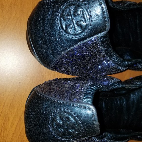 Tory Burch Eddie ballet flat, navy, size 8 - Picture 2 of 8